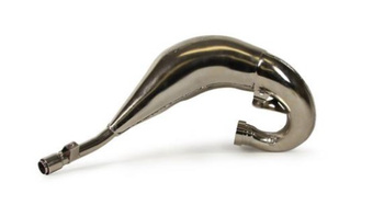 DEP PIPES EXPANSION PIPE DYFUZOR/KOMORA/TUBA REZONANSOWA NIKLOWANA (FRONT EXHAUST PIPE NICKEL): HONDA CR 125 (1989) (NA ZAMÓWIENIE)