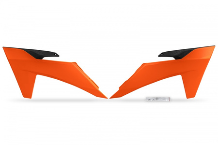 Osłony chłodnic ktm sx/sxf(sx-f) 125/250/300/350/450f 2023 kolor pomarańczowy