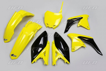Komplet plastików suzuki rmz 250 '10-'18 ( kolor oem '17)  (żółty/czarny)