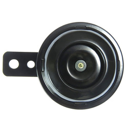 Klakson (sygnał dźwiękowy) uniwersalny czarny (średnica 65 mm)