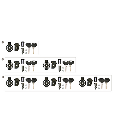 zamek do kufrów kgr33, kgr46, k49, k46, k47, k35 oraz aluminiowych kfr, kve, kms security lock ( 5 szt )