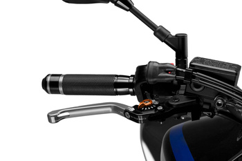 Regulowana Dźwignia Hamulca 3.0 Puig (Z Zawiasem, Wymaga Adaptera) Srebrno-Pomarańczowa