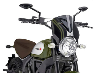 Szyba Owiewka Puig Do Ducati Scambler 15-22 (Retrovision) Mocno Przyciemniona