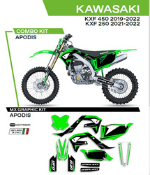 Komplet naklejek (oklein) kawasaki kxf 250 '21-'22