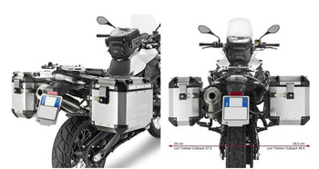 stelaż kufrów bocznych monokey cam side bmw f 650 gs / f 800 gs (08-17), f 700 gs (13-17) - pod kufry kfr k'force alu