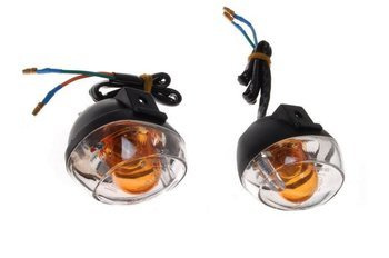 Kierunkowskazy przednie do skutera Podwieszane