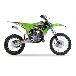 KOMPLET NAKLEJEK (OKLEIN) KAWASAKI KX 85 '14-'21 DREAM 5 KOLOR ZIELONY CZARNY