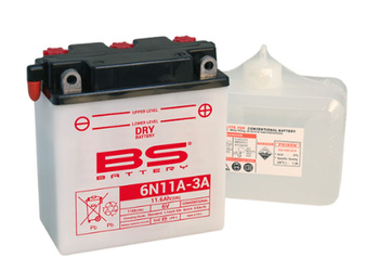 Bs akumulator 6n11a-3a (122x62x131) 6v 11ah obsługowy - elektrolit osobno (6) ue2019/1148
