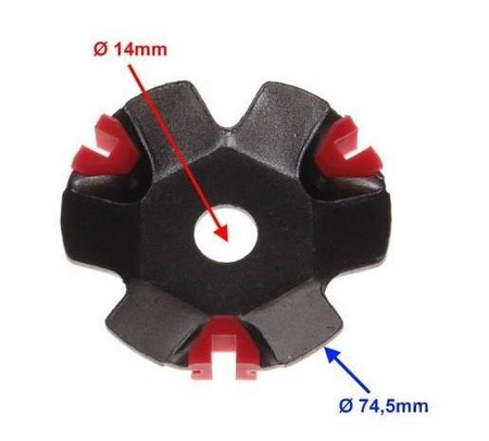 Pokrywa wariatora skuter 4T tuning 139QMB