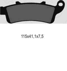 Klocki hamulcowe kh281 / kh261 półmetaliczne  (oferta specjalna) wycofane z oferty