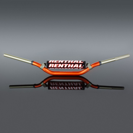 Kierownica 1,1/8 cala (28,6mm) mx twinwall 997 handlebar orange rc/crf 04-13 kx/kxf 06-13 padded kolor pomarańczowy z gąbką