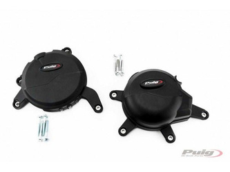 Pokrywy Dekli Silnika Puig Do Ktm 390 Duke 16-20 / Rc390 18-19 Czarne