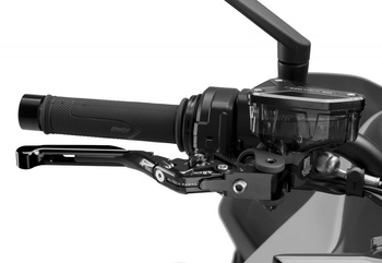 Regulowana Dźwignia Hamulca Puig 4.0 Evo (Przedłużana, Wymaga Adaptera) Czarna