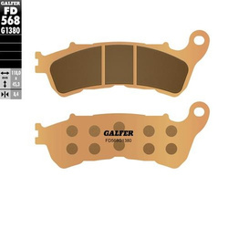 KLOCKI HAMULCOWE KH388 SPIEK METALICZNY (ZŁOTE) SCOOTER HONDA FES S-WINGS 125/150 '07-'11