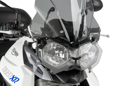 Osłona lampy do triumph tiger 800 / xc 11-19 / explorer 1200 18-21 przezroczysta
