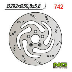 Tarcza hamulcowa tył harley-davidson 883/1340 84-98 (292x50,8x5,8) (5x8,5mm)