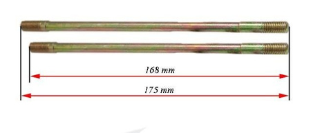 Szpilki cylindra do skutera 4T GY6-50 / 139QMB / 139QMA – zestaw 4 szt.