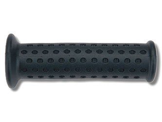 DOMINO MANETKI (GRIPY) SCOOTER PIAGGIO STYLE VESPA 50H (22+22MM, DŁ.118MM) BEZ OTWORU KOLOR CZARNY