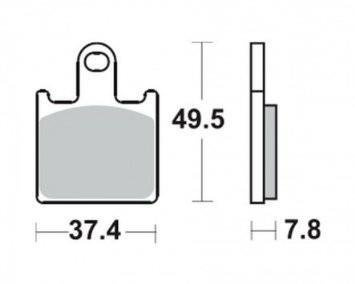 KLOCKI HAMULCOWE TRW MCB789SV