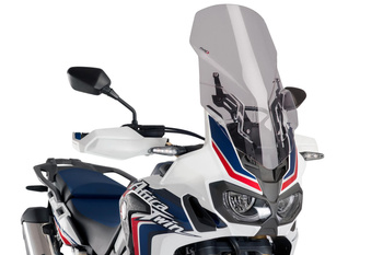 Szyba Turystyczna Regulowana Puig Do Honda Crf1000l Africa Twin 16-19 Lekko Przyciemniona