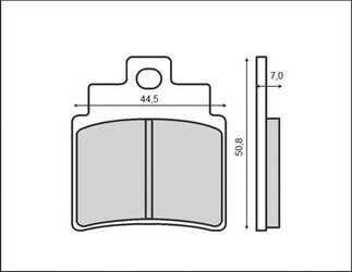 Klocki hamulcowe kh355 (kymco/sym) (ft 3037)
