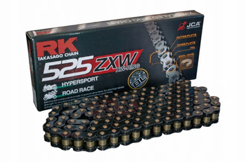 ŁAŃCUCH NAPĘDOWY BL525ZXW-120 (XW-RING) ZAKUWKA (CLF) W ZESTAWIE KOLOR CZARNY (POJEMNOŚĆ: DO 1200 CCM) (42 KN)