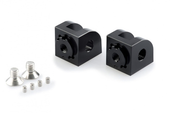 Zestaw Do Montażu - Podnóżki Sportowe Puig Do Suzuki Inazuma 13-17 Czarne