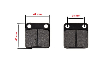 Klocki Hamulcowe Power Force Tylne Atv 150 41x45x7,0mm