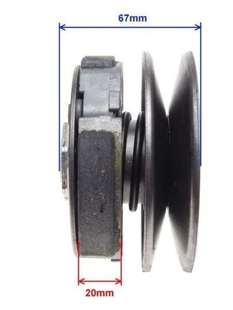 Sprzęgło z Dzwonem do skutera 2T Keeway Zipp Romet