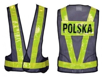 Kamizelka szelki siatkowa polska XXL
