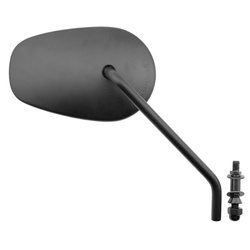 Lusterko prawe, średnica gwintu 10mm, strona lewa/prawostronny, kolor czarny harley davidson flewy fld, flh, flhprawy flhr, flhrc, flhrci, flhri, flhrs, flhrse3 125-1803 1940-2016 (e947d)