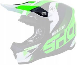 Części daszek (peak) do kasku furiouultimate neon green kolor zielony fluo