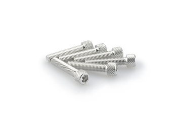 Śruby z anodyzowanego aluminium blister 6 śrub imbusowych m6x30mm srebrne