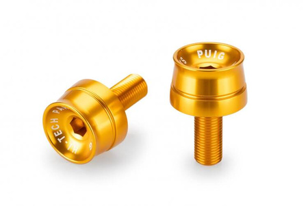 Ciężarki / Końcówki Kierownicy Krótkie Puig Do Suzuki Gsx-8s/ Gsx-R1000 / Gsx-R1300 Złote