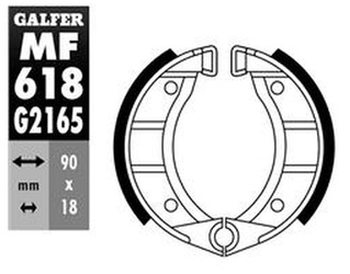 Szczęki hamulcowe przód 2022/09 piaggio free 50 '94-'95