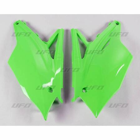 Boczki tylne kawasaki kxf 250 17-19, kxf 450 16-18 kolor zielony fluo