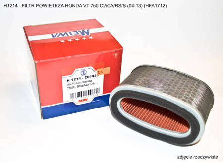 Filtr powietrza honda vt 750 c2/ca/rs/'04-'20 (hfa1712) (oem:17213-meg-000) (50)