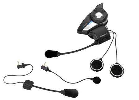 Interkom motocyklowy 20evo bluetooth 4.1 do 2000m z głosnikami hd speakeri uniwersalnym zestawem mikrofonów ( bez radia ) ( 2 zestawy ) (el) - zastępuje 20s-evo-10d