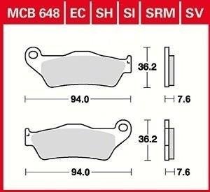 KLOCKI HAMULCOWE YAMAHA YZF-R125 KTM SX250 APRILIA RX