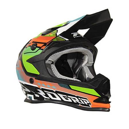 Kask dziecięcy pg3009 junior/kid kolor zielony fluo pomarańczowy czarny rozm.(3009-365)