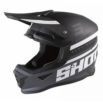 Kask enduro cross Shot Furious Shining szary mat