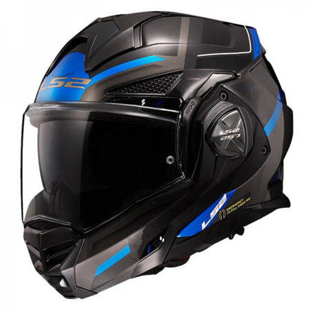 Kask szczękowy LS2 FF901 Advant X Spectrum Blue Titanium Black