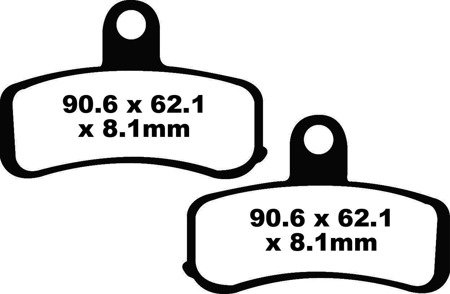 Klocki hamulcowe Harley Davidson FLSTC FLD 1690