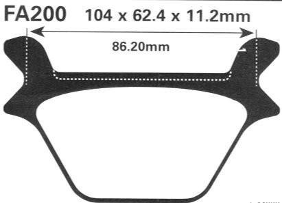 Klocki hamulcowe Harley Davidson XLH 1200 Sportster