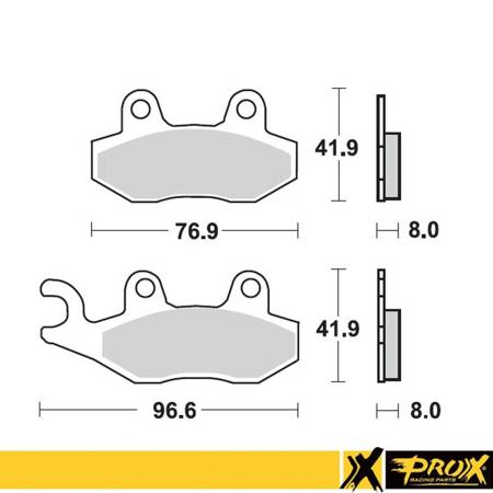 Klocki hamulcowe kh135 / kh214 yamaha yz 125/250 '90-97 przód