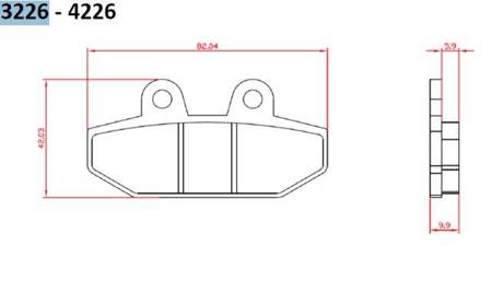 Klocki hamulcowe kh710 harley-davidson 1750/1870 '18-20, tył (ft 3226)