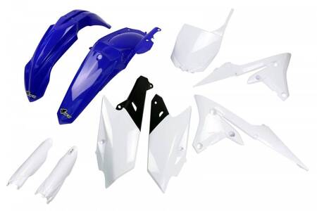 Komplet Plastików (Full Kit) Z Osłonami Teleskopów (Amortyzatorów) Yamaha Yzf 250 '14-'18, Yzf 450 '14-'17 Kolor Oem (Niebieski/Biały) (Ya318e999)