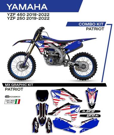 Komplet naklejek (oklein) yamaha yzf 250 '19-'22