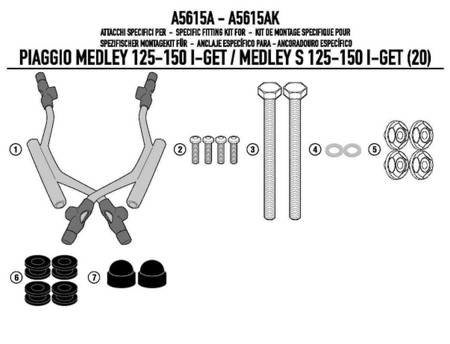 Mocowanie szyby 7057ak piaggio medley 125-150 i get / medley 125-150 i get (20)