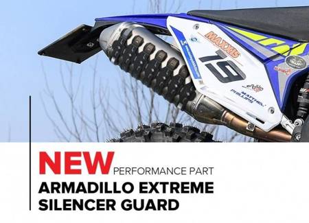 Osłona tłumika uniwersalna armadillo extrem silencer guard kolor czarny